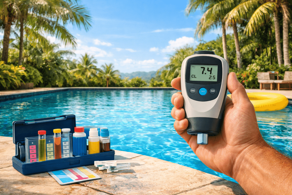 Swimming pool leak detection and repair