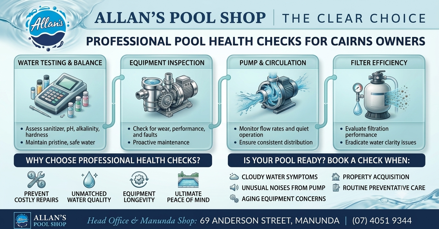 Pool Health Checks for Cairns Owners | Allan's Pool Shop